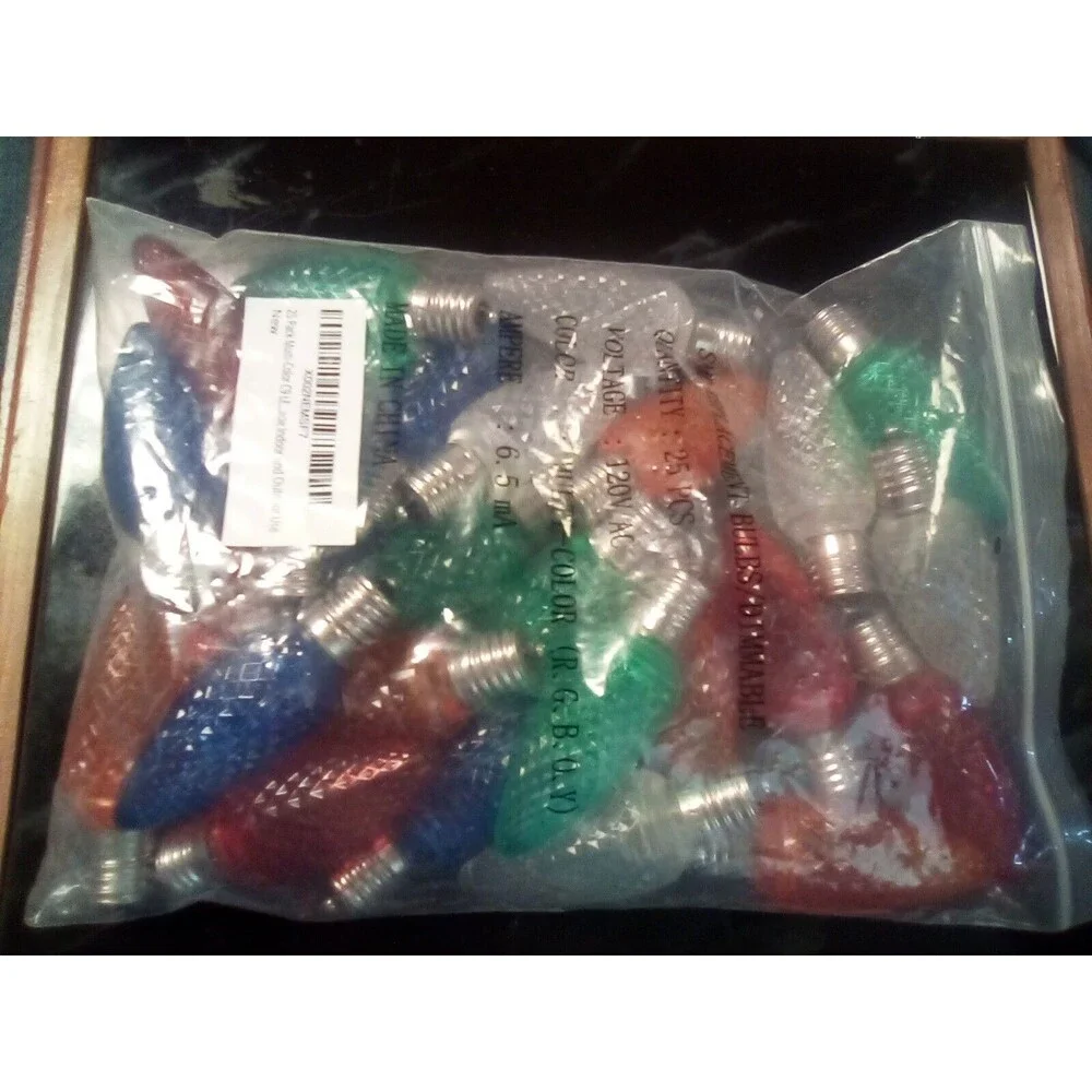 Minleon Multicolor Previous Generation LED 25 C9 Bulbs